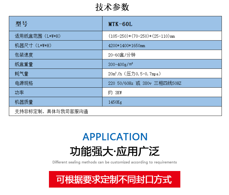 立式裝盒機(jī)規(guī)格參數(shù)